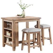 Dining sets up to 2 seats. Highland 3 Piece Pub Set Small Pub Table With 2 Stools Bernie Phyl S Furniture By Intercon Furniture