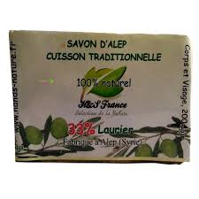 Savon D Alep 33 Laurier 200 G Pour La Peau Et Les Cheveux