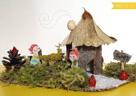 Malvorlage wunschzettel weihnachtswichtel reh ausdrucken. Ein Kleines Haus Fur Weihnachtswichtel Basteln Doro Kaiser Grafik Illustration