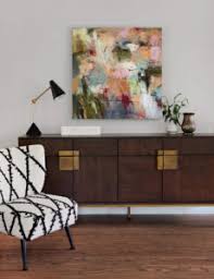 Wall decor above buffet table. How To Choose The Right Size Wall Art Canvas A Blog By Saatchi Art