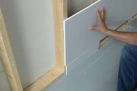 once baseboard height is determine take a scrap piece of drywall to act as a guide when installing the dry baseboards baseboard trim how to install baseboards