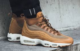 Look For The Nike Air Max 95 Sneakerboot Flax Now Kicksonfire Com Nike Air Max 95 Nike Air Max Nike