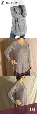 nib leo rosi womens chloe tunic gray medium new in package