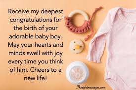 70 Congratulation Wishes For New Born Baby Boy