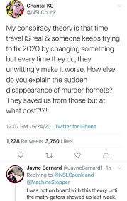 The course of history could be changed if you so much as 5 time travel theories from science fiction that could still be possible (dvice.com). Geezer Wench My Conspiracy Theory Is That Time Travel Is Real
