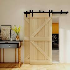 3 66m c02 porte coulissante suspendue rail ensemble double porte. Bypass Quincaillerie Kit De Rail Pour Porte Coulissante Hardware Porte Coulissante Ensemble Industriel Pour Bypass Deux Porte Suspendue En Bois 152cm 5ft Portes