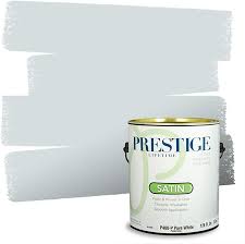 Amazon.com: PRESTIGE Paints P400-P-868BM Interior Paint and Primer In One  Satin Comparable Match of Benjamin Moore, 1 gallon, Mountain Mist :  Everything Else