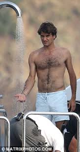 Roger is a swiss professional tennis player. Roger Federer Consoles Himself After Shock Wimbledon Exit With Luxury Yacht Holiday In France Daily Mail Online