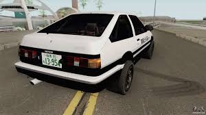 Tumblr is a place to express yourself, discover yourself, and bond over the stuff you love. Toyota Ae86 Initial D Final Fujiwara Takumi For Gta San Andreas