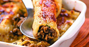 Cannellonis Forestiers Recette Recettes De Cuisine Recette Repas Entre Amis Cannelloni