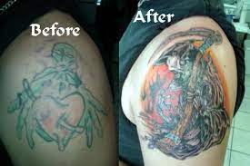 Awesome Cover Up Find Drew At Body Effects Tattoo Piercing Bradenton Fl Blue Tattoo Tattoos Piercing
