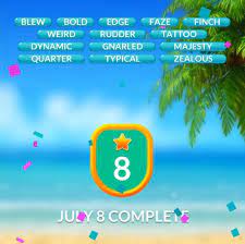 People fun inc has just released a new update for word stacks game which includes a daily challenge. Word Stacks July 8 Qunb