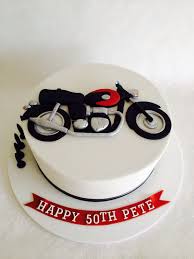 Triumph Motorbike Cake Motorcycle Birthday Cakes Bike Cakes Cool Birthday Cakes