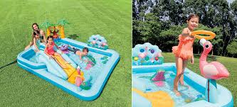 Aire De Jeux Gonflable Et Mini Jeux Aquatiques Intex Theme Jungle