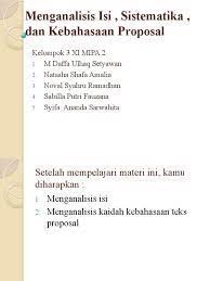 Materi proposal lengkap dari pengertian, strutur, kaidah kebahasaan, tujuan, dan cara menyusun (berdasarkan referensi para ahli). Fitur Kebahasaan Proposal Cara Golden