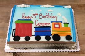 Boy Birthday Sheet Cake Designs Sheet Cake With Piped Train Decoration Birthday Sheet Cakes Train Birthday Cake Sheet Cake