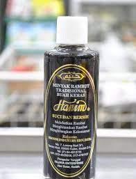 Minyak rambut buah keras 85ml. Kosmetik Hanim Minyak Rambut Buah Keras