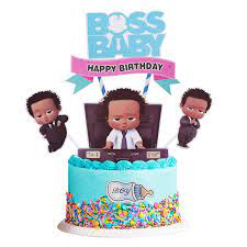 Boys first birthday cake boss birthday boys 1st birthday party ideas birthday themes for boys baby first birthday birthday. Boss Baby Cake Topper Boss Baby Happy Birthday Cake Topper Birthday Party Baby Shower Cake Decorative Supplies Boy Amazon In Grocery Gourmet Foods