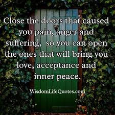 Pain is what the world inflicts upon us. Sometimes We Must Also Learn To Break Off The Relationships That Have A Wrong Influence On Us And Begin To Cultivate Life Quotes Down Quotes Peace Quotes