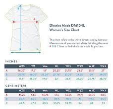 Sizing Chart Limited Run Games