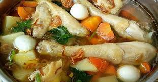 1 batang daun bawang, potong saja jadi 3 bagian. Mencicipi Sup Ayam Kampung Telur Puyuh Sehat Dan Bisa Mencegah Virus