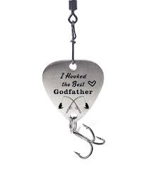18 godfather gifts that come straight from his godson or goddaughter's heart. Godfather Gifts I Hooked The Best Godfather Stainless Steel Fishing Lure Christening Gift Baptism Gift Handmade Products Fishing