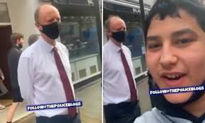 Chris whitty being accosted by one of the men. Mother Of Boy Who Filmed Himself Abusing Chris Whitty Says She S Appalled By Her Son S Rudeness Daily Mail Online