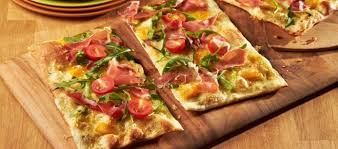 Flammkuchen Mit Rucola Und Schinken Rezept Rezepte Flammkuchen Rezept Flammkuchen