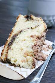 Use the tip of a butter knife to swirl the topping through the cake. Pin On Dessert
