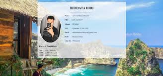 Berikut ini adalah penjelasan singkat mengenai. Contoh Script Html Biodata Keren Helmi Irfansah