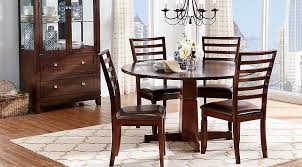 Riverdale Cherry 5 Pc Round Dining Room From Furniture Rooms To Go Furniture Round Dining Room Classic Dining Room