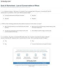 Chemicals in the stomach and intestines further break down food into simple nutrients, which are absorbed into blood. Homework Conservation Of Mass Answer Key