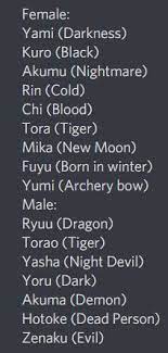 We added the representative family crest (kamon) to each surname, however, it's just an example and there are. Dark Japanese Names Japanese Language Japanese Phrases Learn Japanese Words