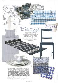 Blue White Delight Featuring An Ektorp Sofa From Ikea With A Loose Fit Country Style Cover In Brera Quadretto Cobalt By Sofa Covers Home Decor Interior Design