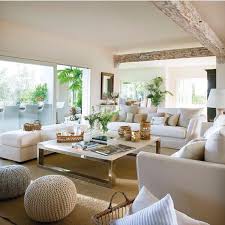 White And Beige Living Room So Serene So Soothing Huis Interieur Gezellige Woonkamers Interieur