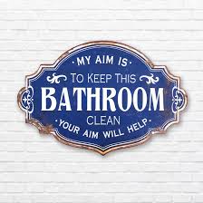 Maybe you would like to learn more about one of these? 17 Stories Vintage Metal Bathroom Wall Sign With Distressed Finish Wall Decor Reviews Wayfair