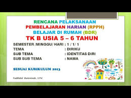 X = skor tiap soal. Rpph Tk B Semester 1 Minggu 1 Hari Ke 1 Tema Diri Sendiri Belajar Di Rumah Belajardirumah Youtube