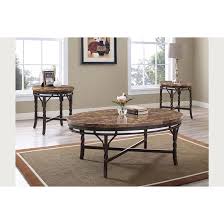 These faux marble end tables are suitable for setting up wherever you gather with friends. Fleur De Lis Living Vaughan 3 Piece Coffee Table Set Wayfair