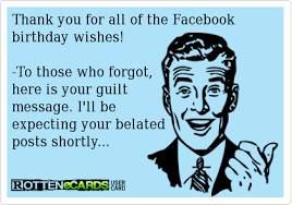 Facebook Birthday Thank You Meme Thank You Images To Post On Face Book Thank You For All Of The Facebook Birthday Wishes To Those Who Forgot Words Funny Quotes Slang Words