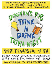 Instantly play online for free, no downloading needed! Donovan S Pub Presents Trivia Night Wednesday September 9th 7 Pm Donovan S Pub