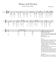But that is because the style/period of music dictates conventions about what harmonies are acceptable and which are not, what chords are godly and which are lewd, and so on. Money And The Key Sheet Music For Voice Other Solo Musescore Com