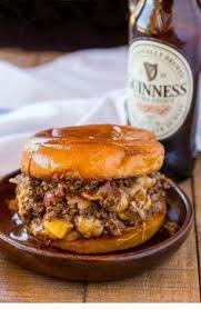 Bacon Beer And Cheese Sloppy Joes Recipe Beef Recipes Easy Recipes Food For A Crowd