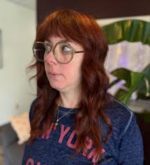 P I X I E~ my baby sister chopped all her hair off! she was just getting  tired of it &noticed her curls weren't as tight due to damage, so she  decoded