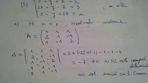 Lecții video de matematică, teorie și exerciții rezolvate, teste online. Regula Lui Cramer Sisteme De Ecuatii Liniare Youtube