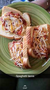 Cook spaghetti according to package directions. My Roommate S Spaghetti Tacos Shittyfoodporn