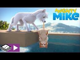 She has a shiny collar in which freddy and mercury were planning on stealing in one episode. Mighty Mike Chaos And Drumsticks Boomerang Africa Youtube Boomerang Africa Kitten
