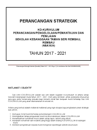 Perancangan strategik kurikulum pendidikan khas. Strategik Tsr