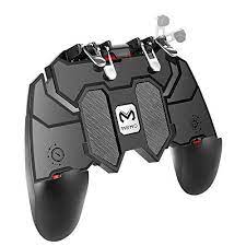 Delam Mobile Game Controller With L1r1 L2r2 Triggers Pubg Mobile Controller 6 Fingers Operation Jo Game Controller Mobile Game Joystick