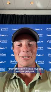 After missing his last three cuts, @Viktor_Hovland co-leads entering the  final round @ValsparChamp.