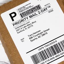 Download free 8.5 x 5.5 blank label templates for ol400 from onlinelabels.com. Usps Labels Priority Mail Click N Ship Online Labels